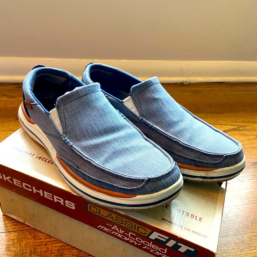 Mens memory foam boat shoes